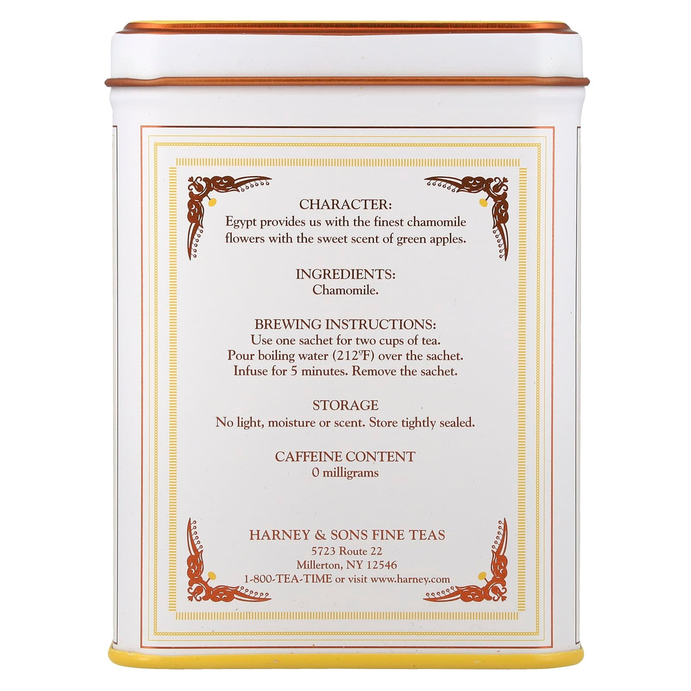 Harney & Sons, Качественные сорта чая, ромашковый травяной чай, 20 саше, 26 г (0,9 унции)