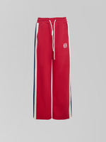 Спортивный костюм 9811 из толстовки на молнии с логотипом и брюк с лампасами