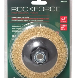 Кордщетка дисковая латунная для УШМ 100мм, в блистере RockForce##Rock FORCE RF-BWD004