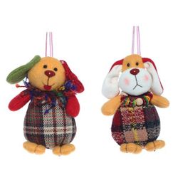 GAEM Новогоднее украшение «Собачка» (блок 12шт), L7 W5,5 H11,5 см, 6в.