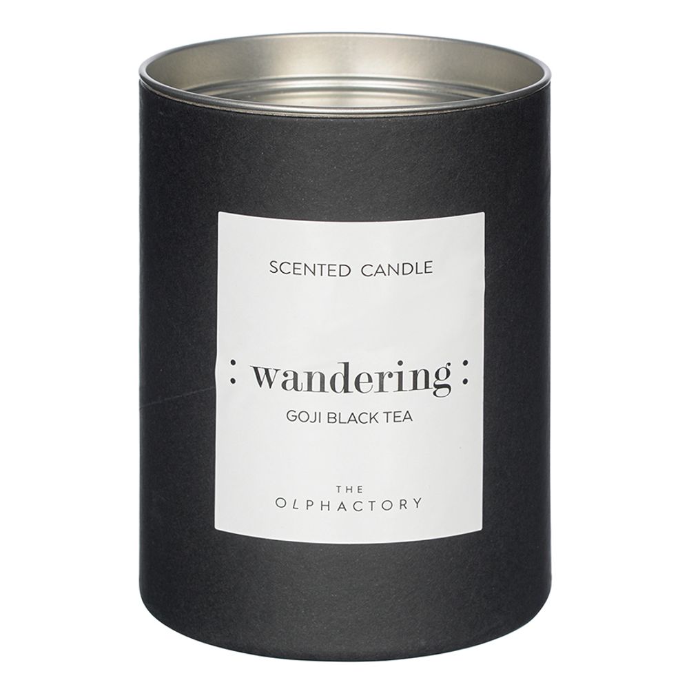 Свеча ароматическая The Olphactory, Wandering Black, Goji Black tea (новая), 40 ч