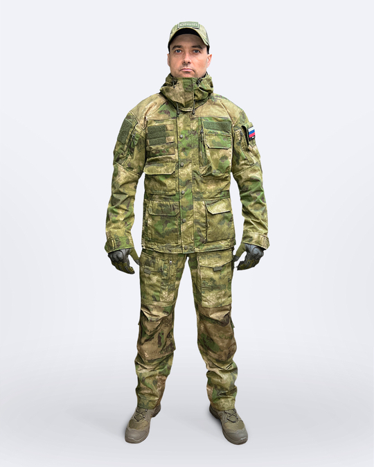 Костюм тактический Rescuer, камуфляж Лес, демисезонный