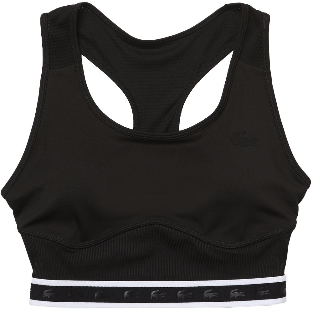 Теннисный бюстгальтер Lacoste SPORT Women's Racer Back Sports Bra - black