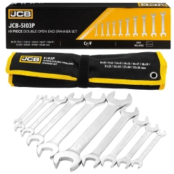 Набор ключей рожковых 10пр. JCB JCB-5103P
