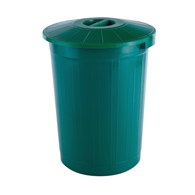 Бак 60 л с крышкой, цвет зеленый