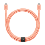 Кабель с оплёткой и ремешком Native Union Belt Cable XL USB-C (USB 2.0) (3 м) Поддерживаемая мощность — до 100 Вт, скорость передачи данных — до 480 Мбит/с. Сертификация USB-IF