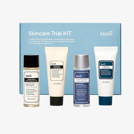 DEAR, KLAIRS Skincare Trial Kit Набор миниатюр для базового ухода за кожей