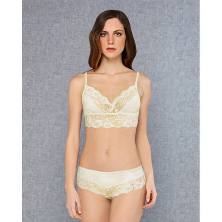 Женский комплект: бюстгалтер и слипы бежевые Doreanse 12432