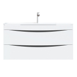 Тумба с умывальником IDDIS Cloud, подвесная, 100 см, белая, CLO10W1i95K