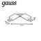 Коннектор гибкий Gauss TR142