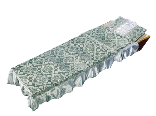 Комплект в гроб «Купеческий» серебрянный