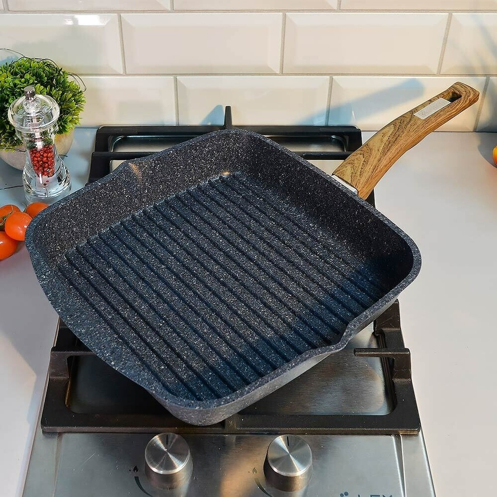 Сковорода гриль 26*26см Premium blue