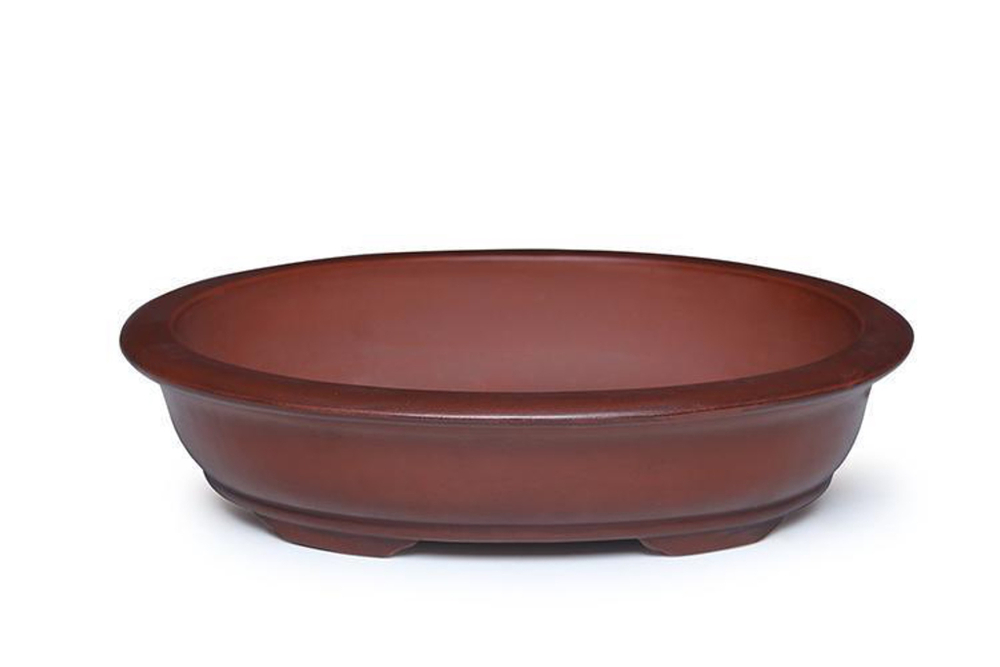 Премиальный неглазурованный горшок для бонсай от Мастера Чжана (исинская керамика) |19.0*15.0*4.0