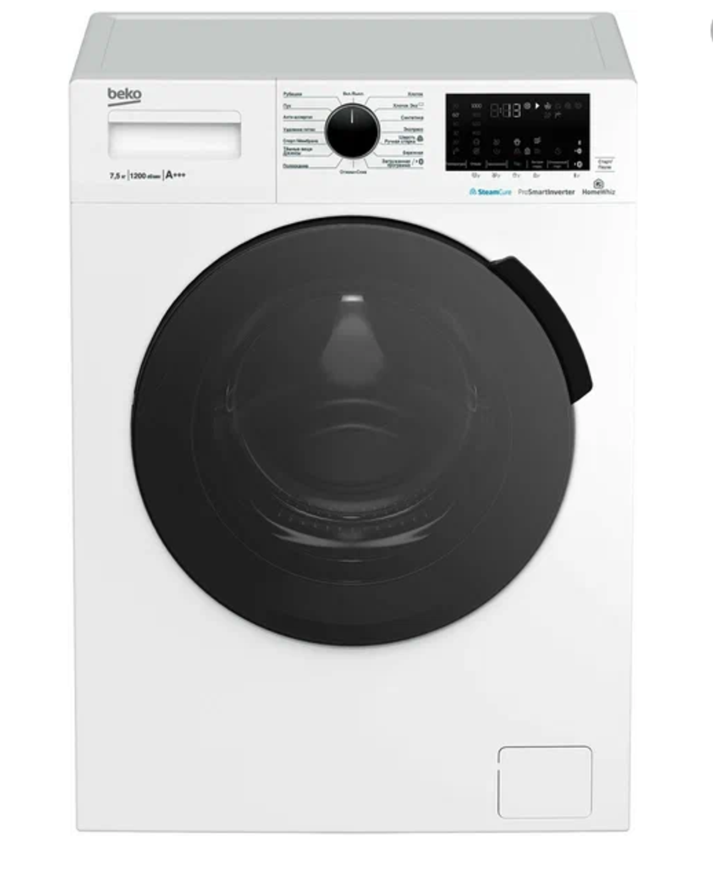 Стиральная машина Узкая Beko WSPE7H616W (y).