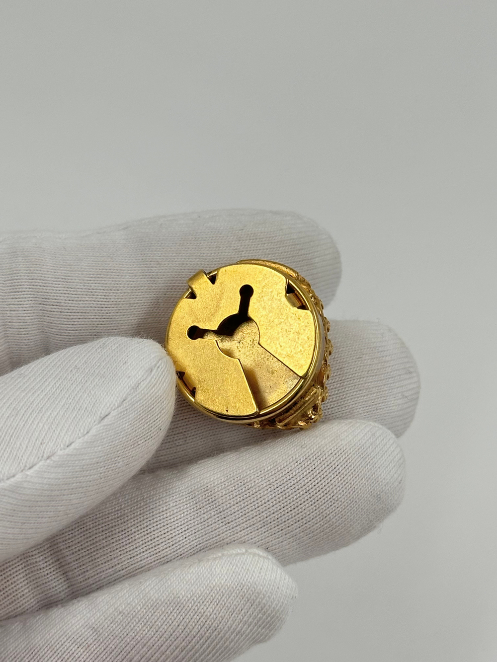 Накладка на пуговицу Сердце с кристаллами