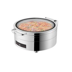 Мармит электрический 6,8 л круглый с откидной крышкой и окном с дисплеем d36 см " " SUNNEX