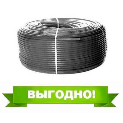 Труба из сшитого полиэтилена STOUT - 32x4,4 (PE-Xa/EVOH, PN10, Tmax 95°C, цвет серый, отрезок 4м)