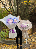 Букет из разноцветных хризантем Алтай