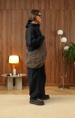 Сумка Nothomme Blue Monte Curved Structure Segmented Diagonal Bag "Dzi bead"