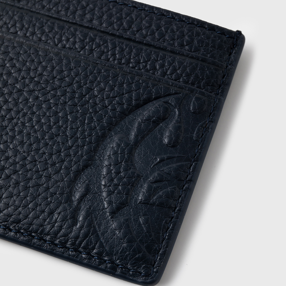 Кардхолдер YMKASHIX грубая кожа темно-синий