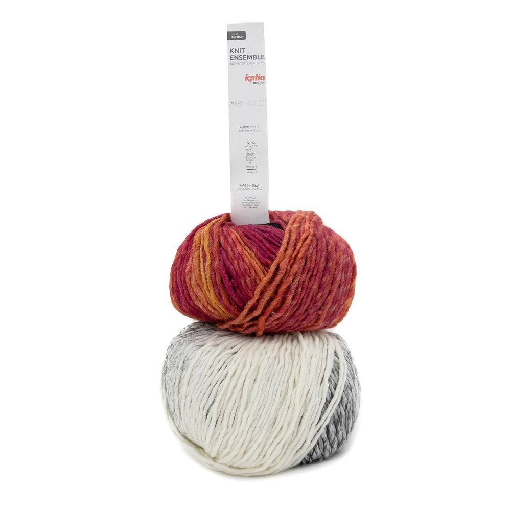 Пряжа Katia Knit Ensemble 55% меринос, 45% полиамид