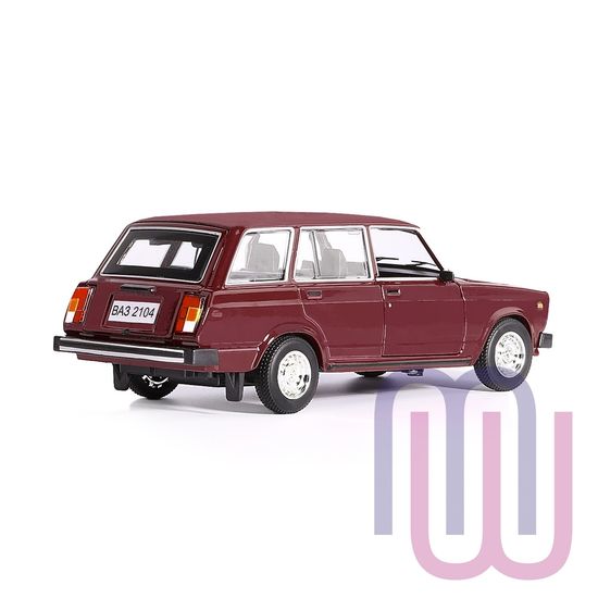 МОДЕЛЬ МАШИНЫ 1/24 ВАЗ 2104 БОРДОВЫЙ