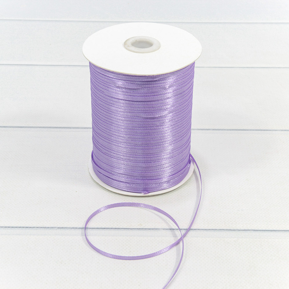 Лента Атласная 0,3см х 952м Сатин (Сиреневый)
