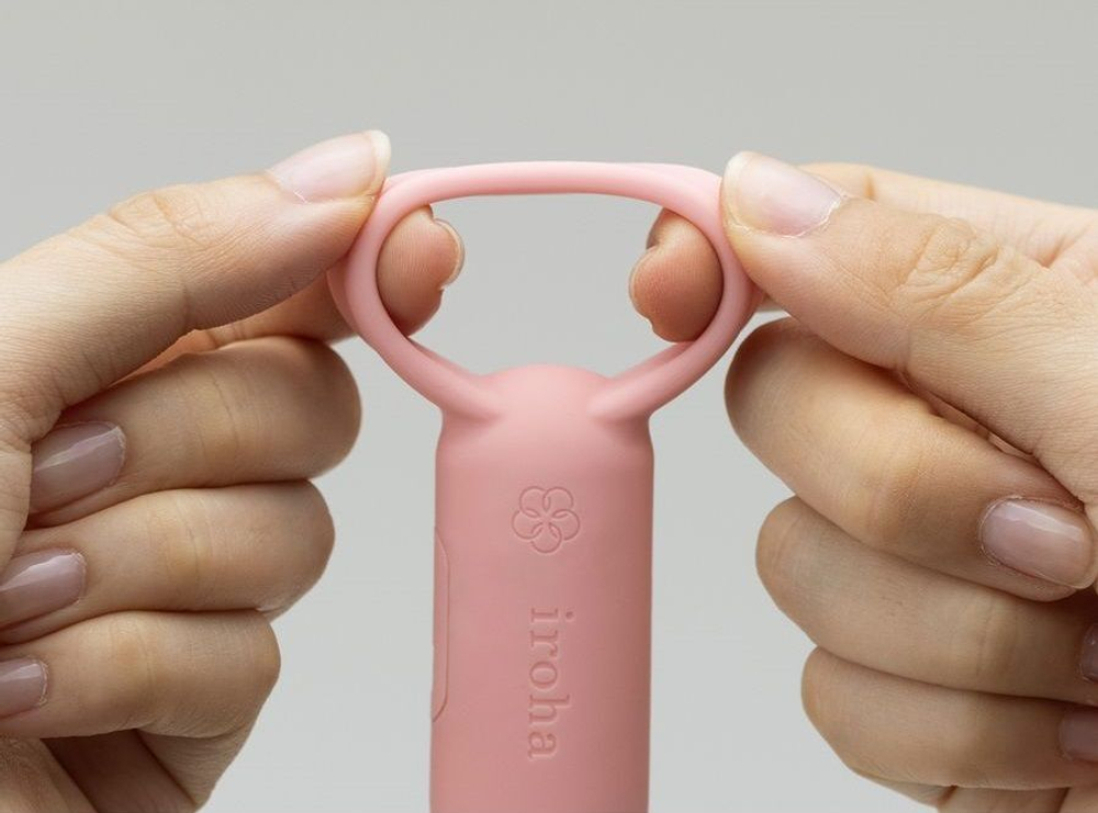 Коралловое эрекционное кольцо Iroha SVR Coral Pink (Цвет: розовый)