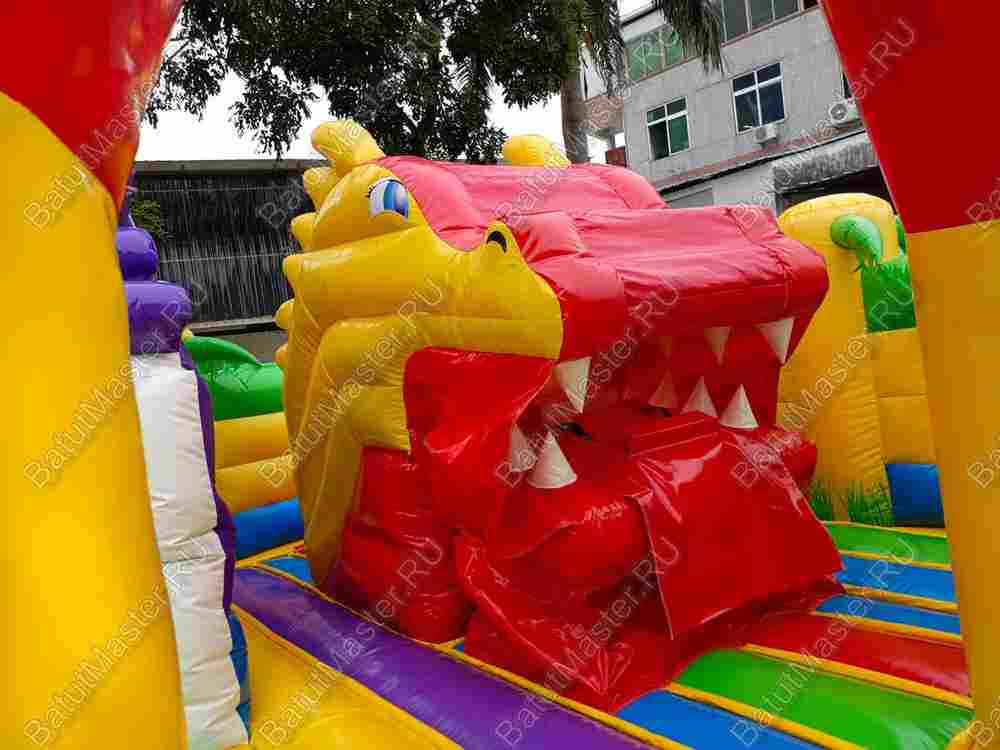 Коммерческий батут «Белый клык» Микс, 6*5*4 м