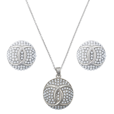 Комплект Fiore Luna, колье и серьги SG208408E-002 S