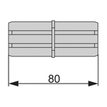 Торцевое соединение профиля TECEprofil