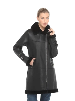 Дубленка натуральная зимняя женская