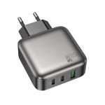 Сетевой адаптер питания BOROFONE BAS56A PD 45W (2C1A) QC 3.0 (черный)