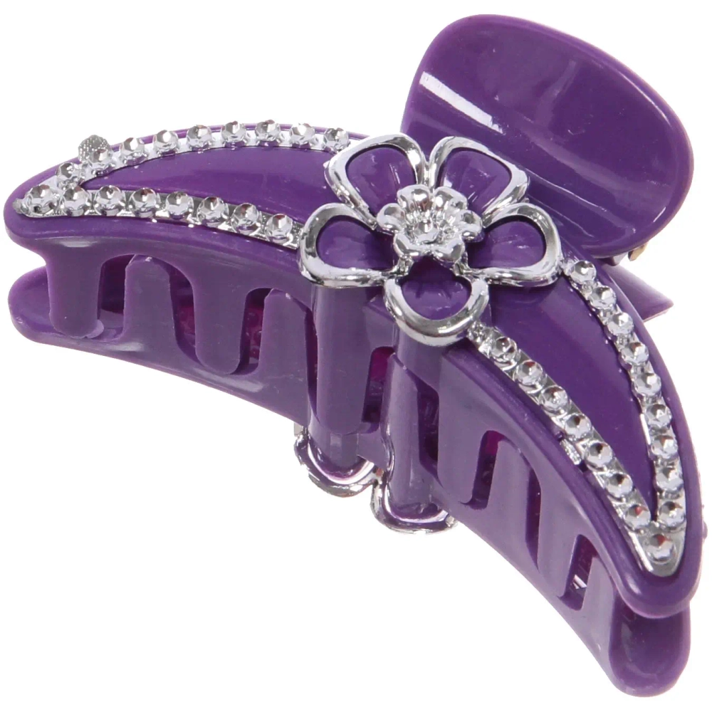 Заколка-краб для волос на блистере «Emily Collection - Lili», микс 6 цветов, 7,5см