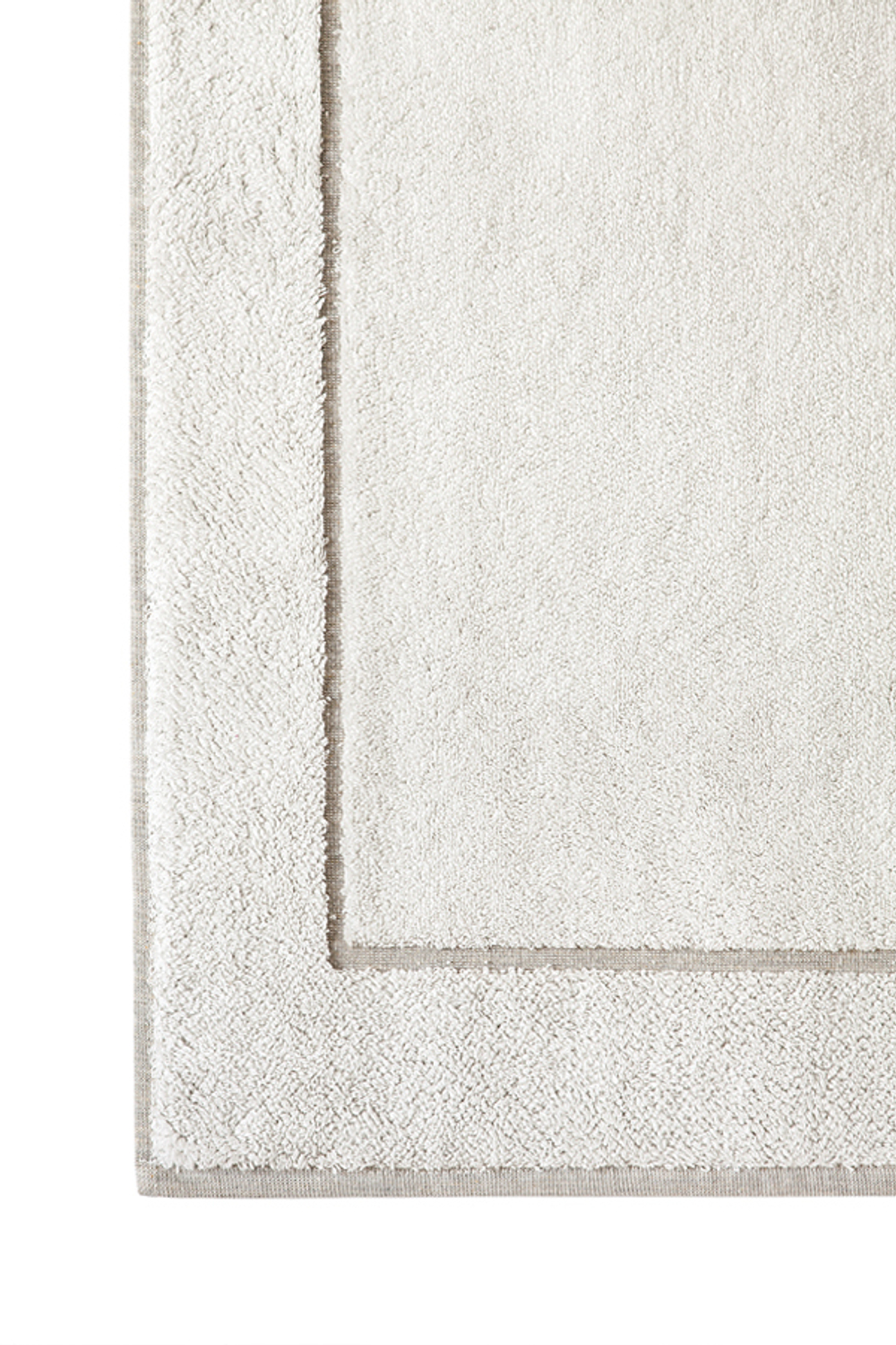 Коврик для ванной 50х70 Luxberry Touch белый-льняной фото