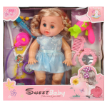 Пупс функциональный с аксесс., коробка 666-6