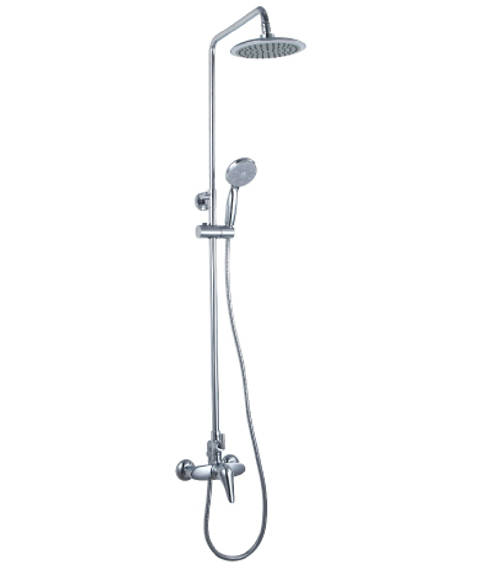 Смеситель для душа с верхней душевой лейкой "Тропический дождь" LEMARK POSEIDON – LM4260C