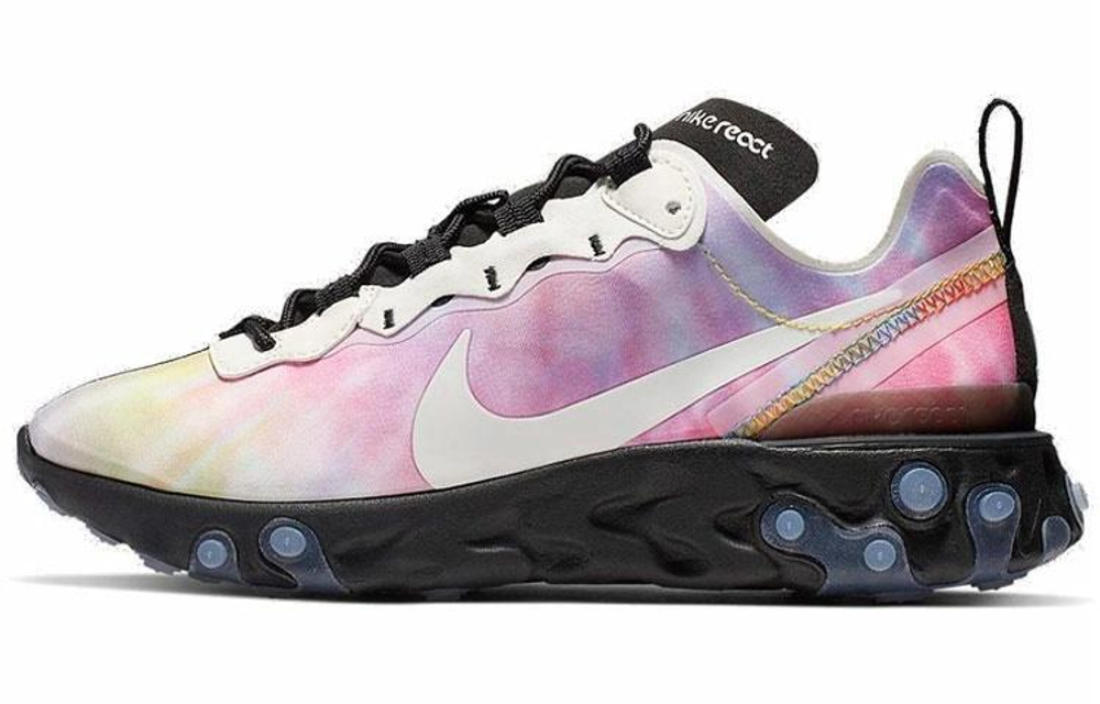 Кроссовки Nike React Element 55 Tie Dye (Женская размерная сетка)