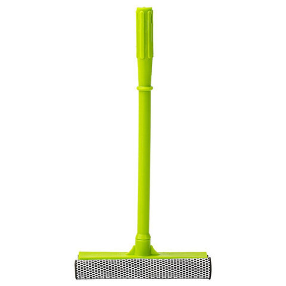 Окномойка ЛЮБАША, пластиковая ручка 40 см, рабочая часть 20 см (стяжка, губка, ручка), 603614