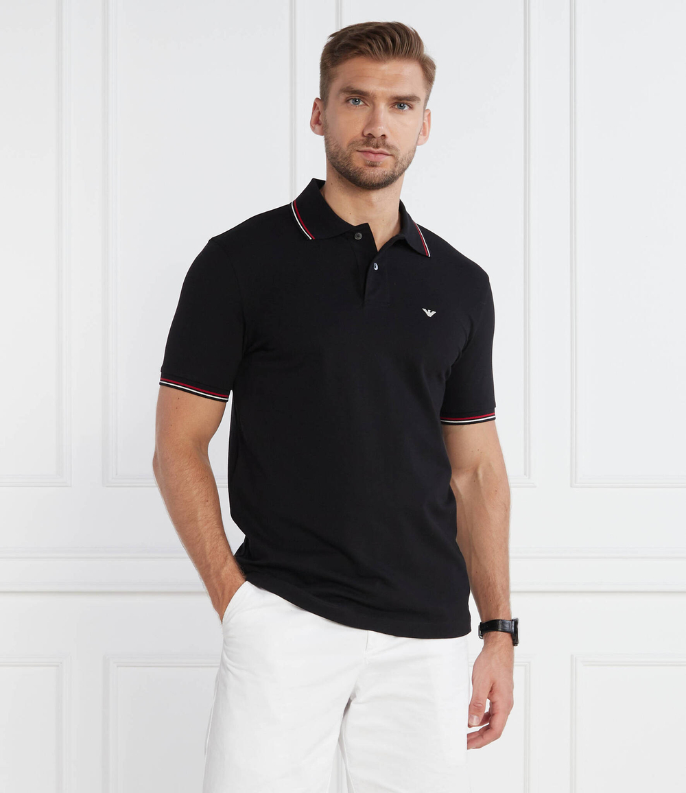 Поло Emporio Armani - черный(8N1FB3 1JPTZ)
