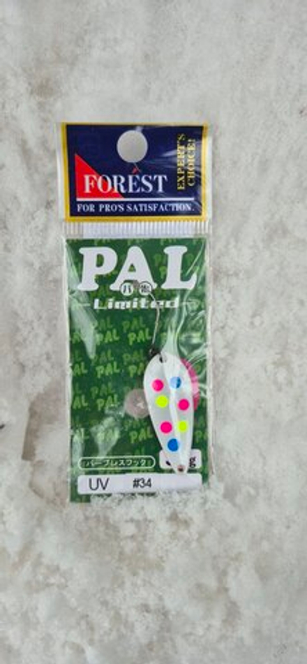 Блесна PAL Limited Forest микроколебалка весом 3.8 грамма для ультралайтового спиннинга #34