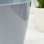 Горшок цветочный 2л Элеганс серый