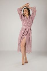 Халат женский  Baronessa 4095 пудра NUSA Турция