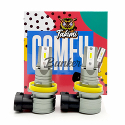 Светодиодные автомобильные LED лампы TaKiMi Comfy H11/8/9/16 6000K 12V
