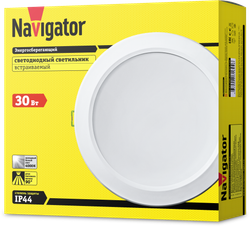 Светильник Navigator 71 694 NDL-P1-30W-840-WH-LED(d222)