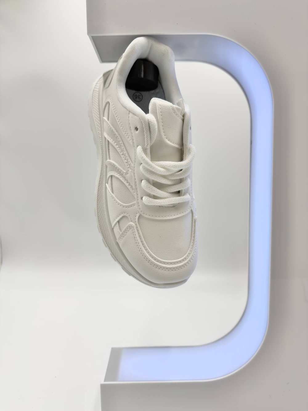 Кроссовки женские экокожа арт. 815-2 цвет "белый"