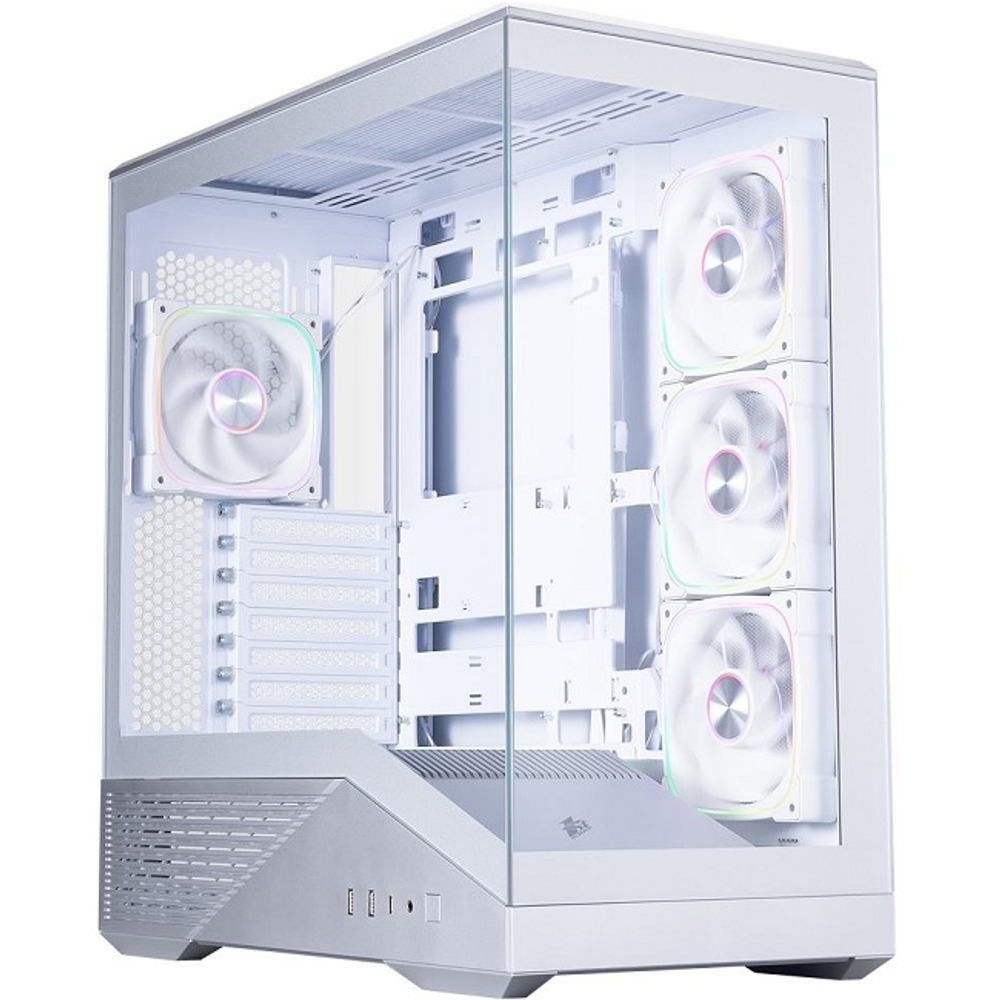 Корпус Midi-Tower 1STPLAYER GM7 ARGB Silver (GM7-SV-3FN7R-W-1FN7-W)