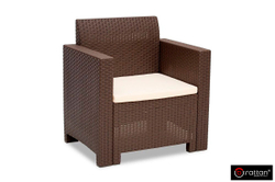 Комплект мебели NEBRASKA 2 Set (диван, 2 кресла и стол), венге