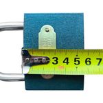 Замок навесной, ширина 60 мм, чугун, дужка d-8,4 мм, английский, 3 ключа, в блистере, 79-0006