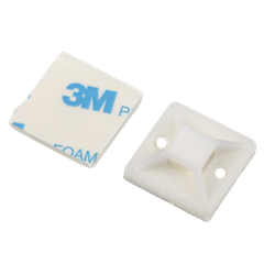 Площадка самоклеящаяся под хомуты ЭРА NO-225-308 25х25 мм белая 10 штук